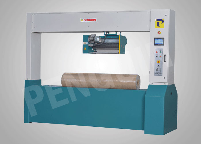 fabric roll wrapping machine with ac drive